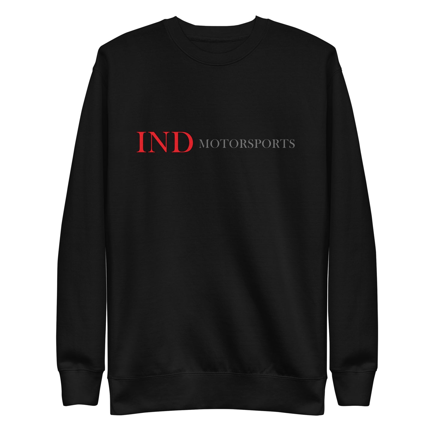 Unisex Premium Sweatshirt w/IND on front and logo symbol on back