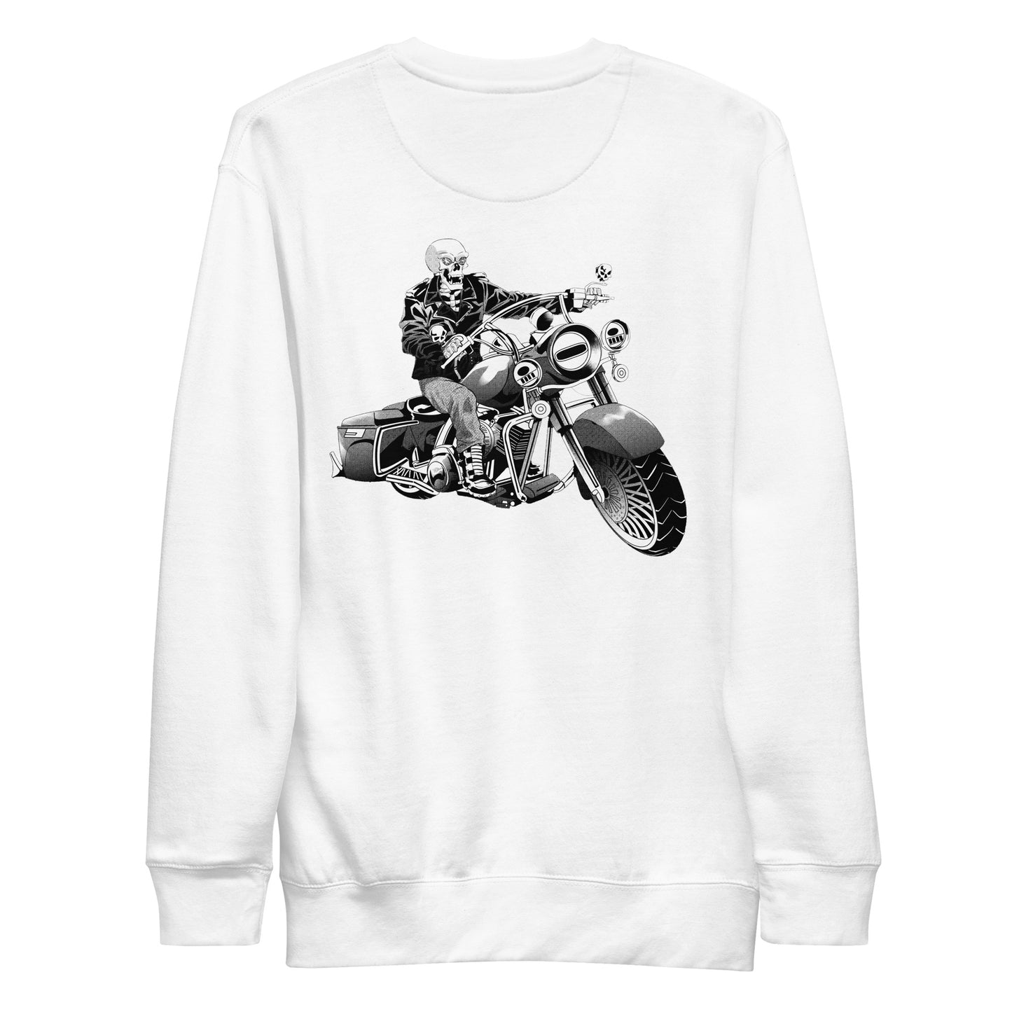 Unisex Premium Sweatshirt w/IND on front and logo symbol on back